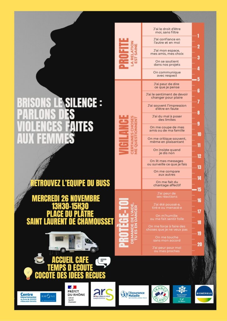 Accueil Café, Brisons le silence, Parlons des violences faites aux femmes
