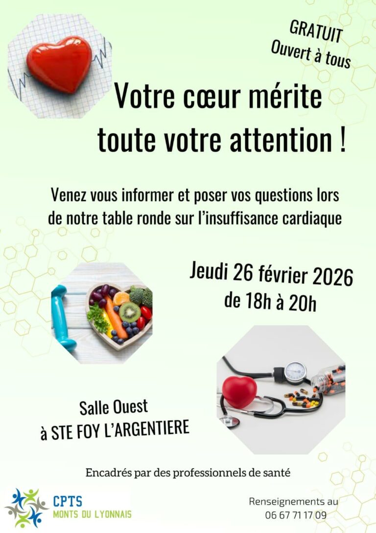 Réunion info sur le coeur