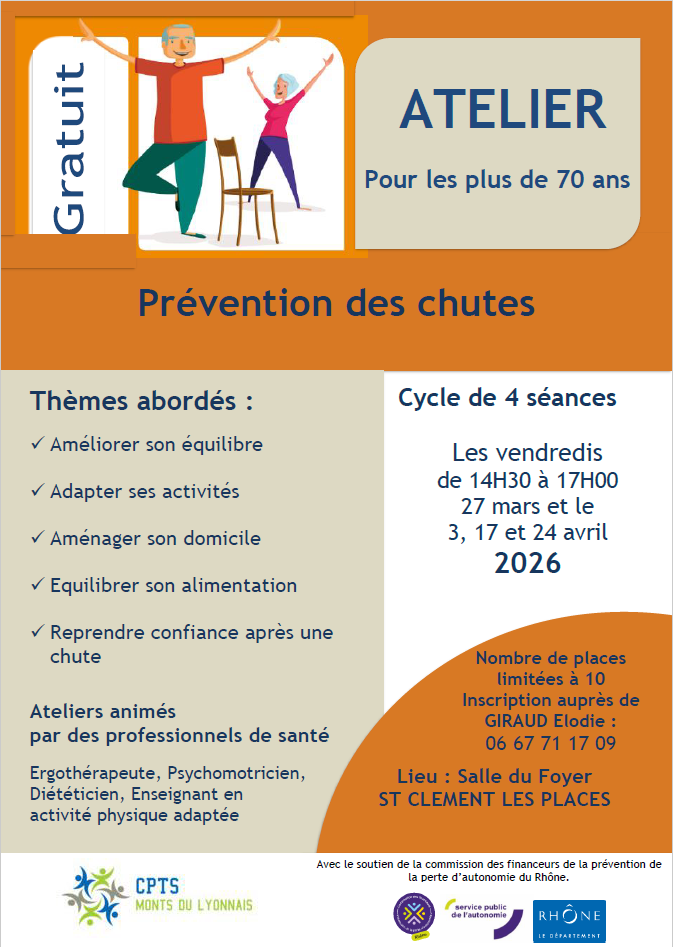 Prévention chutes CPST Pole santé fidésien